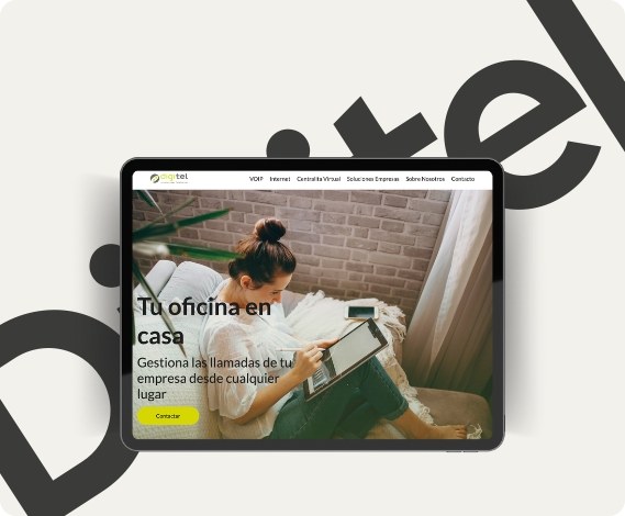 Proyecto digital de la web de Digitel.