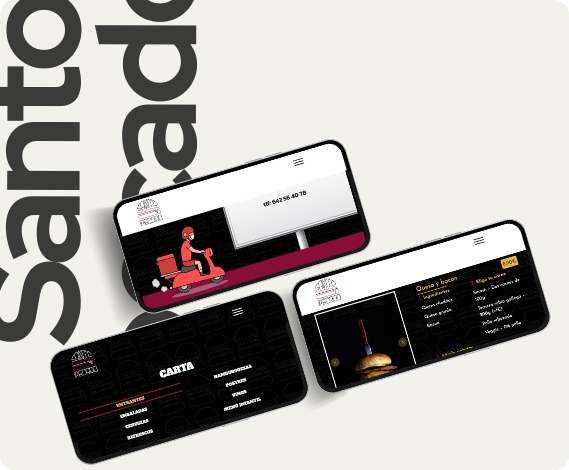 Proyecto digital de la web de Santo Pecado.